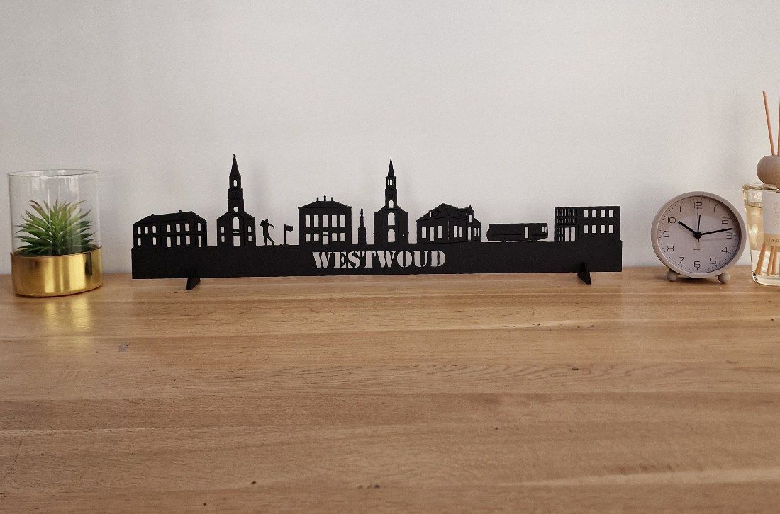 Skyline Westwoud – 55 cm | Zwart MDF