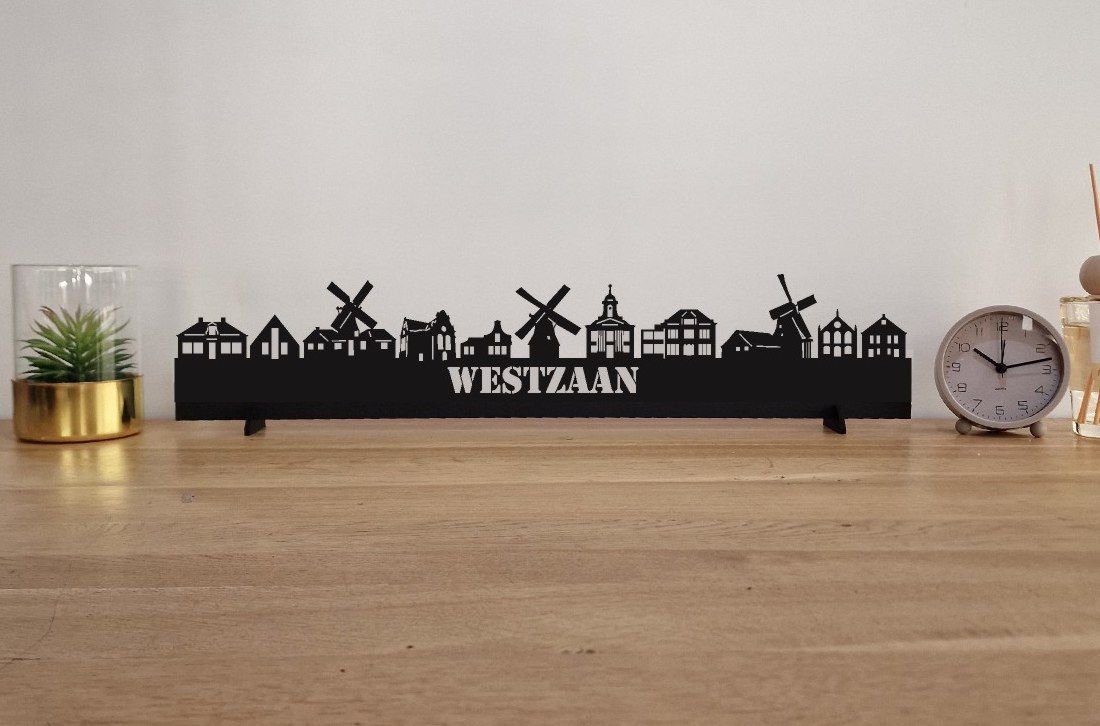 Skyline Westzaan – 55 cm | Zwart MDF