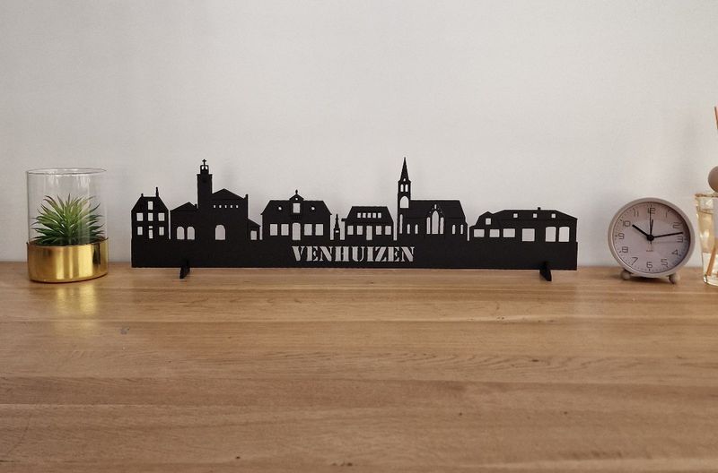 Skyline Venhuizen – 55 cm | Zwart MDF