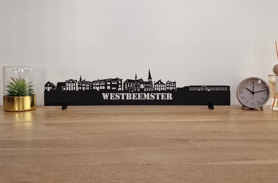 Skyline West Beemster – 55 cm | Zwart MDF