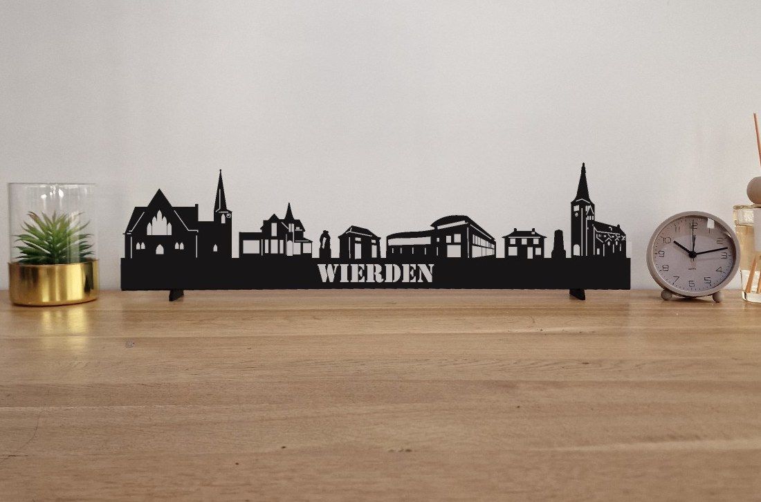 Skyline Wierden – 55 cm | Zwart MDF