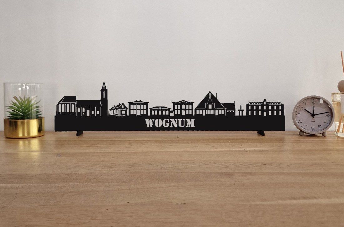 Skyline Wognum – 55 cm | Zwart MDF