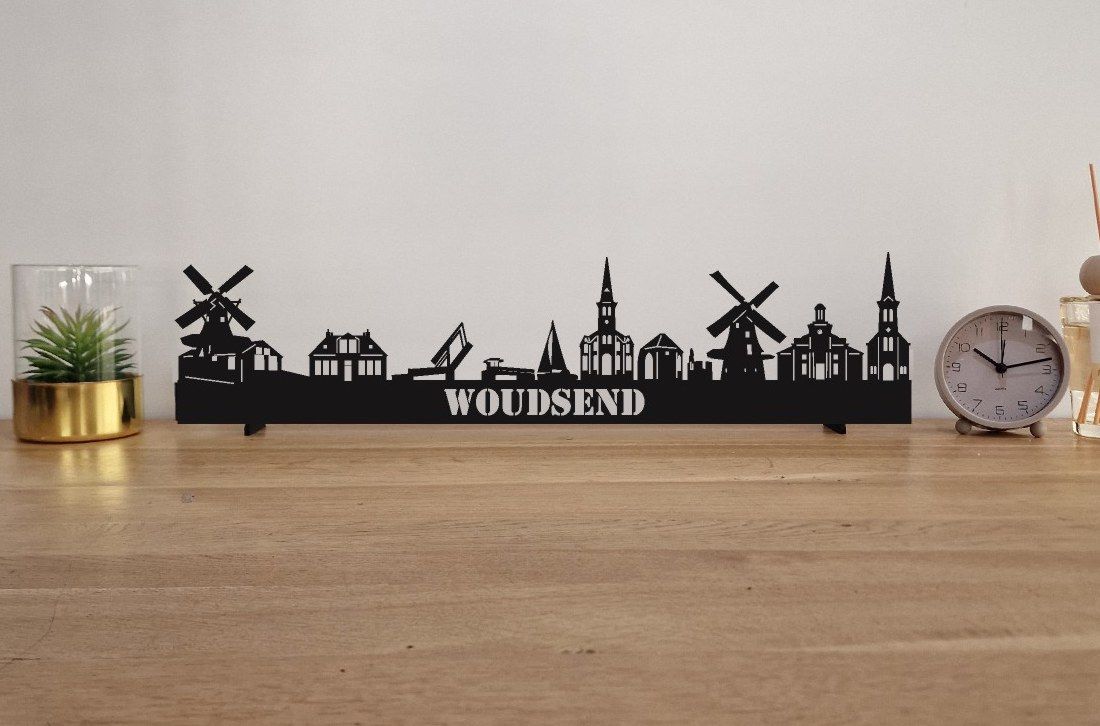 Skyline Woudsend – 55 cm | Zwart MDF