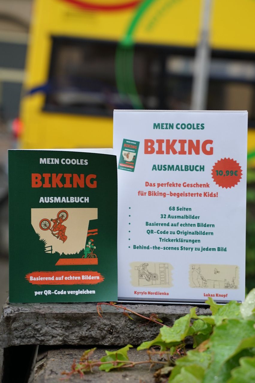 Mein cooles BIKING Ausmalbuch