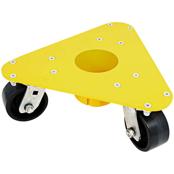 Extreme Duty - Steel Triangular Cup Dolly with Casters - Model 5500
