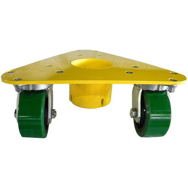 Extreme Duty - Steel Triangular Cup Dolly with Casters - Model 5500