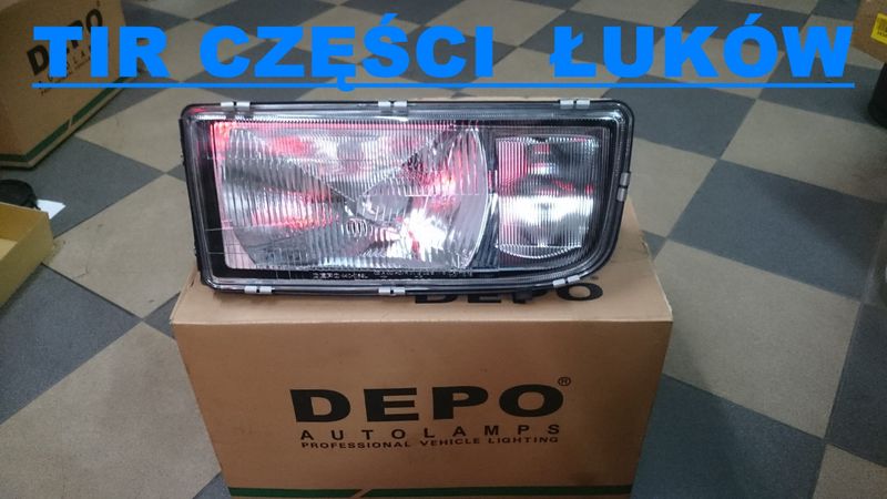 REFLEKTOR LAMPA PRZEDNIA MERCEDES ACTROS LEWA