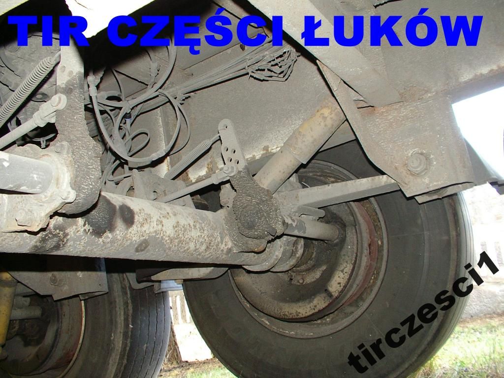 OŚ NACZEPY FRUEHAUF CZĘŚCI PIASTA FIRANKA ZABUDOWA