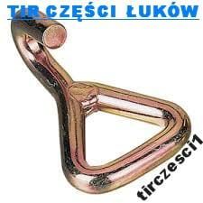 HAK PŁASKI DO PASA 2,2 t 50mm PASY TRANSPORTOWE