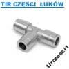 SZYBKOZŁĄCZE PRZEWODU TEKALANOWEGO TRÓJNIK FI 10