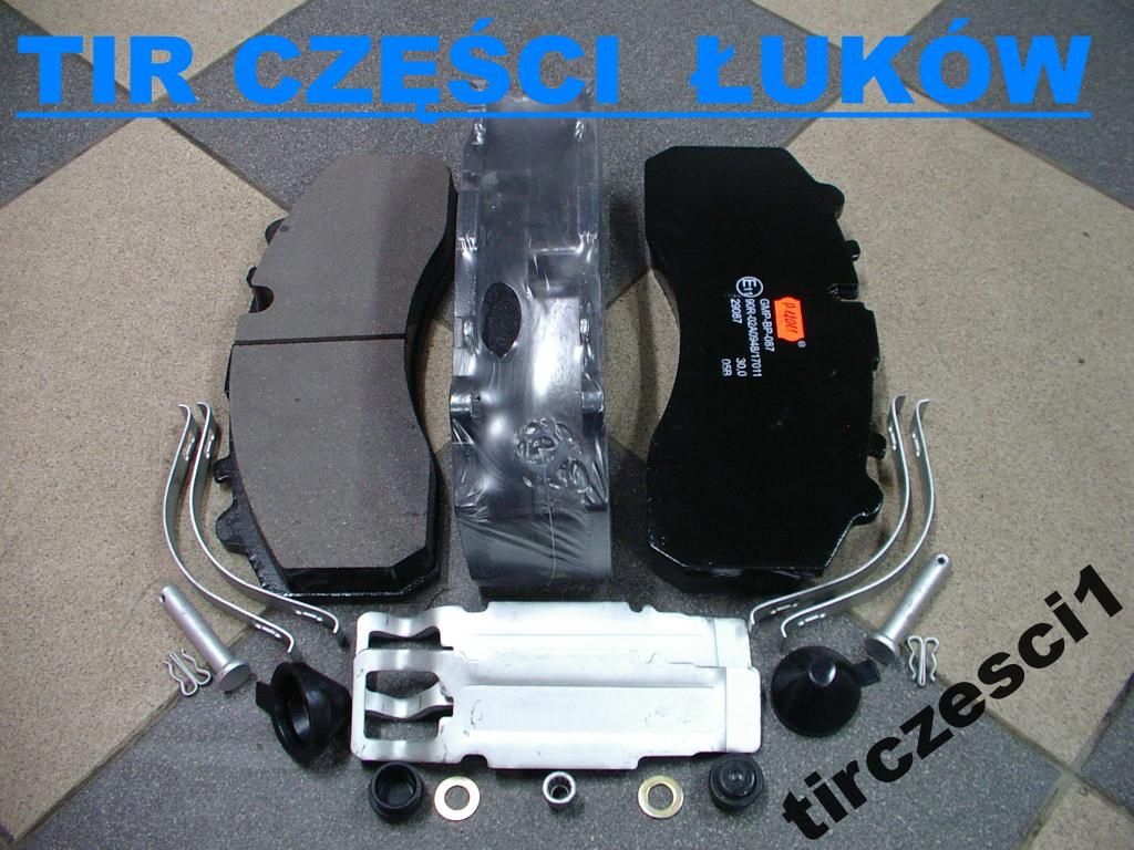 KLOCKI HAMULCOWE DAF MAN BPW WVA 29087 29179 29202