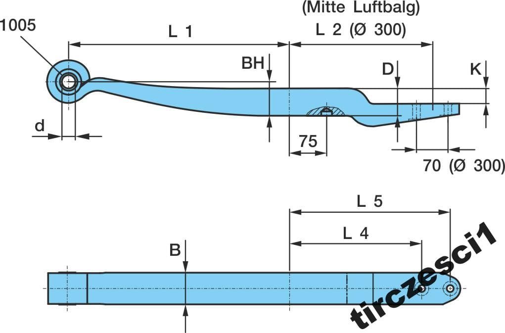 RESOR PÓŁRESOR PIÓRO RESORU BPW 0508213900 881566