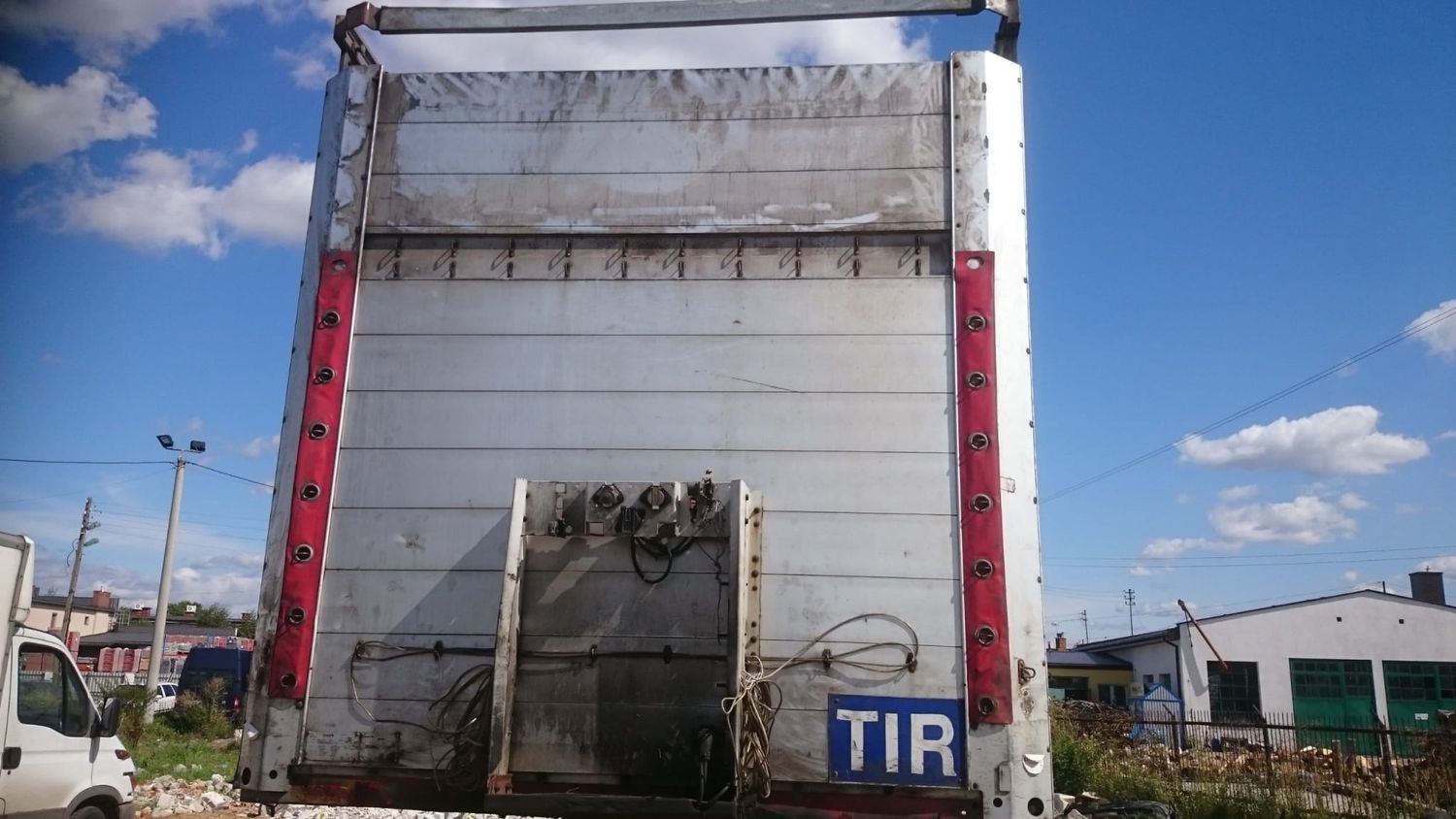 ŚCIANA PRZEDNIA SŁUPEK BURTA NACZEPY SCHMITZ CZĘŚC