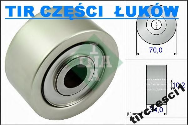 ROLKA NAPINACZA NAPINACZ PASKA 70x34x10,2 ACTROS