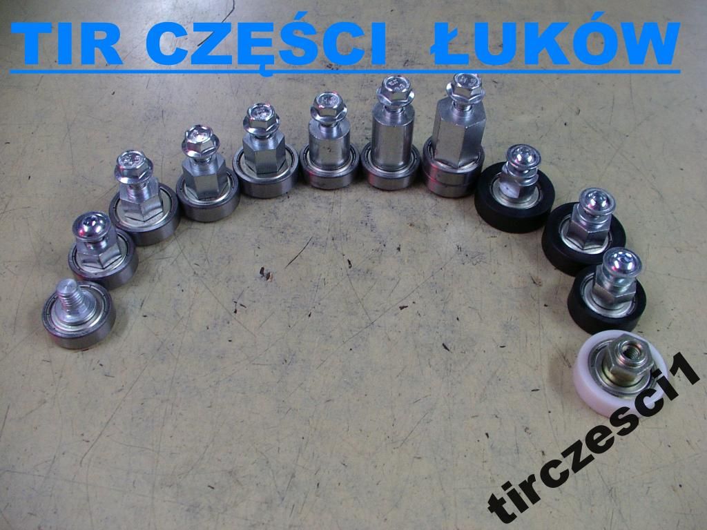 ROLKA PROWADZĄCA PLANDEKI DACHU NACZEPY FIRANKI