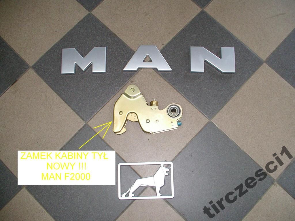 ZAMEK ZAWIESZENIA KABINY TYL TYLNY MAN F90 F2000