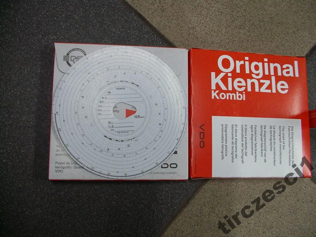 WYKRESOWKA TACHO TACHOGRAFU HICO z OBROTOMIERZEM