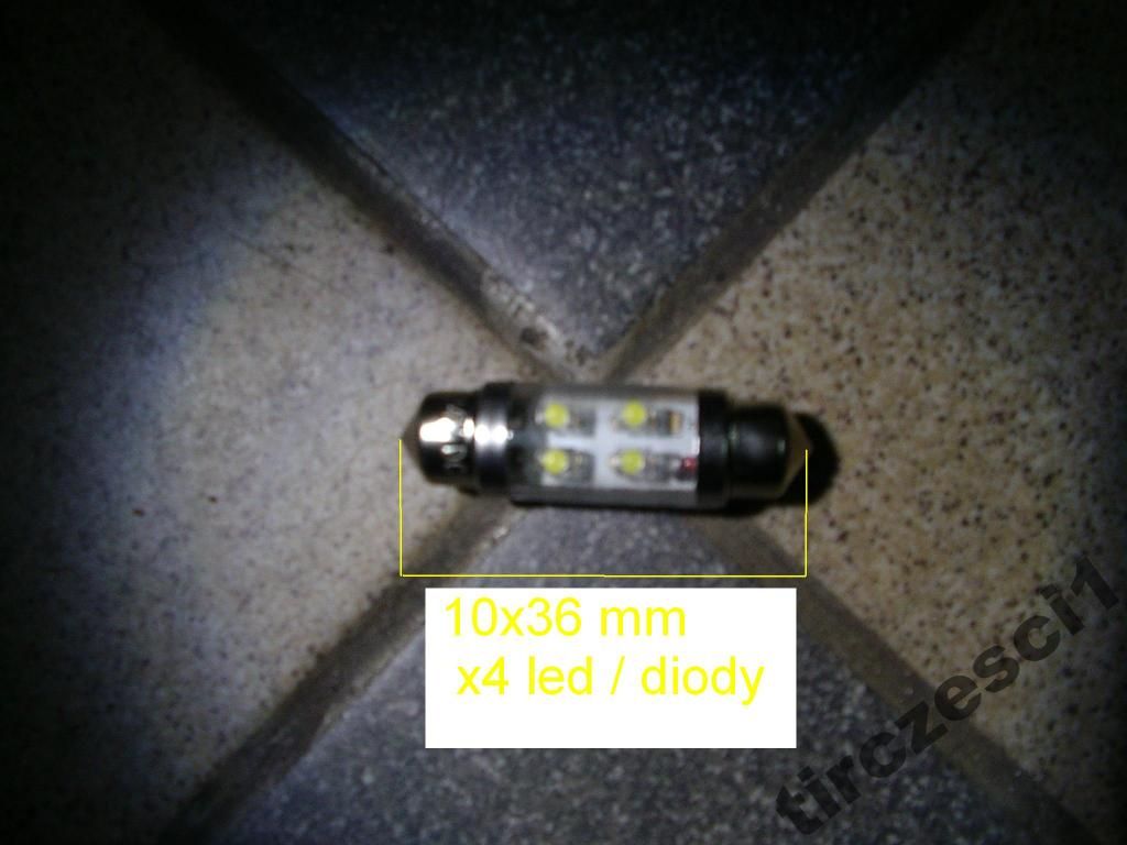 ZAROWKA 24V 5W RURKA RURKOWA DIODA LEDS LED TIR