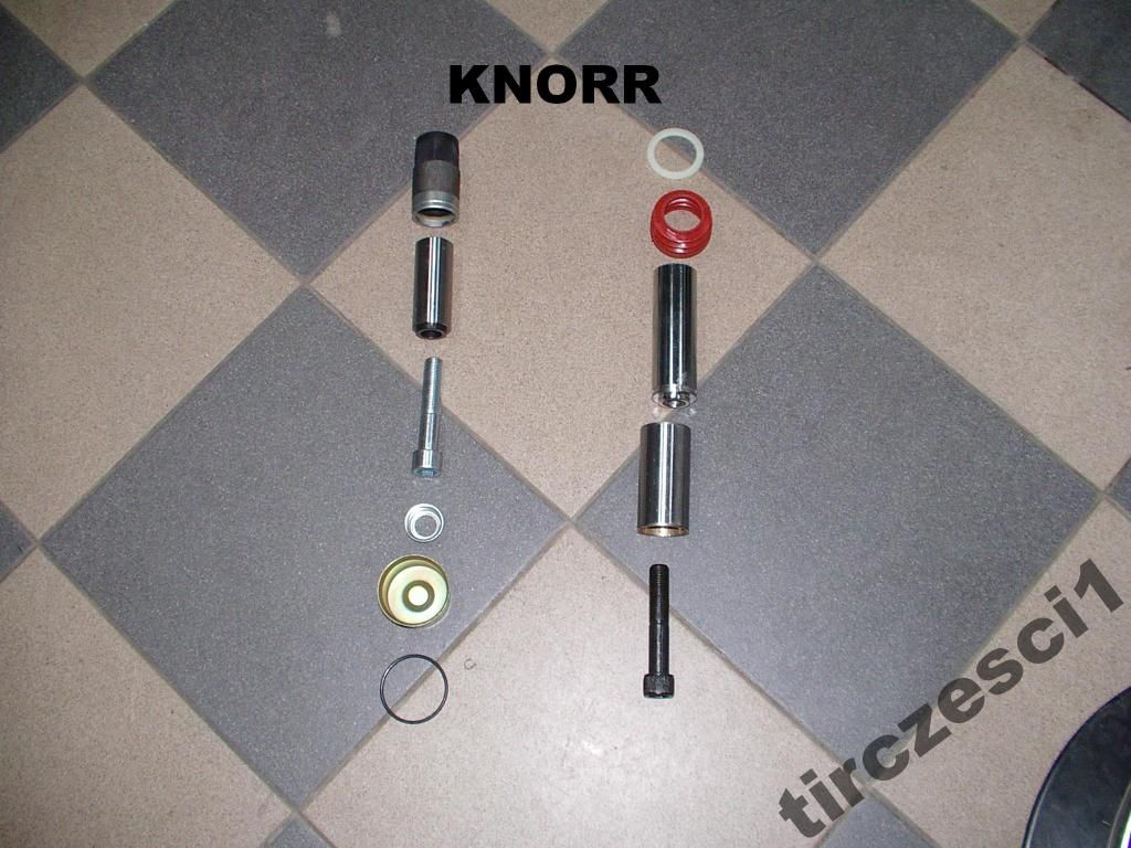 PROWADNICE ZESTAW NAPRAWCZY ZACISKU KNORR TIR