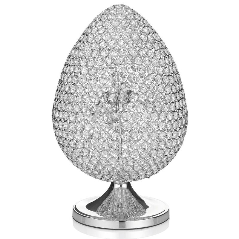 Lampada "l'uovo di diamante" diam.cm30 h.48cm