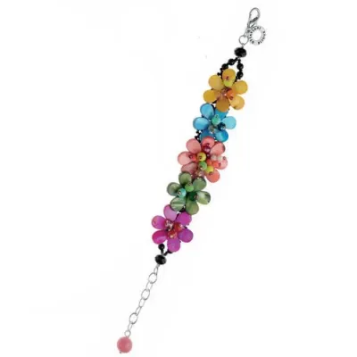 Bracciale Donna Ottaviani Fiori Madreperla Pietre Dure