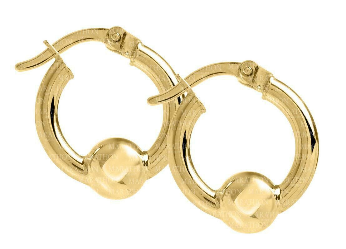 Yellow Gold Cape Cod Small Hoop Earrings