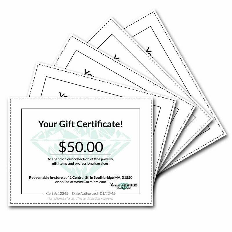 Cormier's Gift Certificate