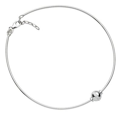 SS Cape Cod CZ-Ball Anklet