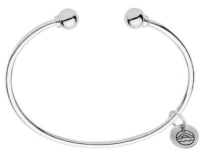 SS Cape Cod Two Ball Cuff Bracelet