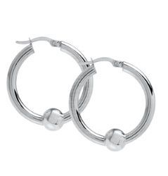 SS Cape Cod Large Hoop Earrings