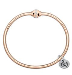 14K Rose Gold Cape Cod 0.33ct Diamond-Ball Bracelet