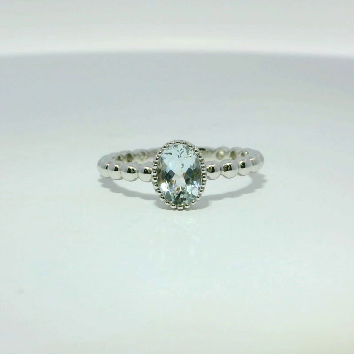 14KWG Aquamarine Ring