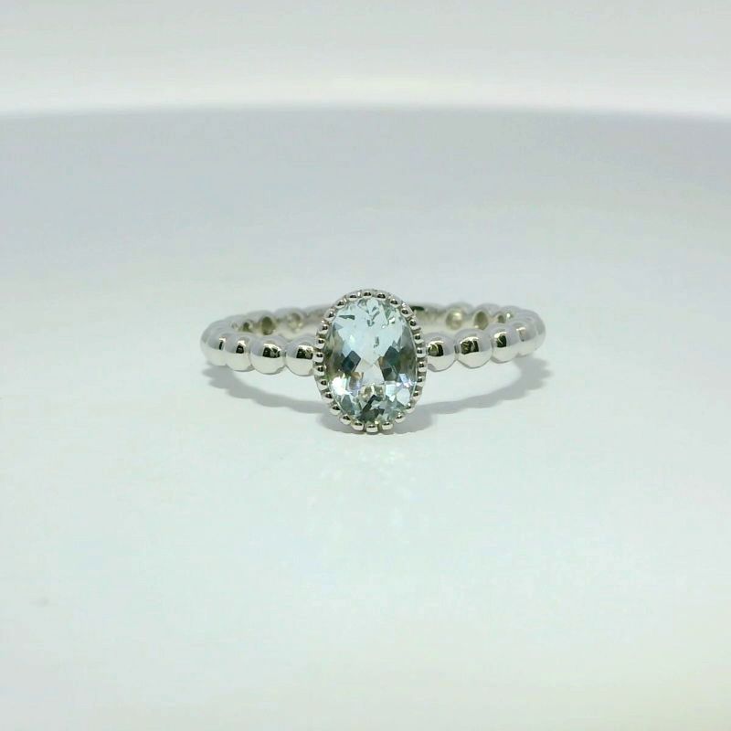 14KWG Aquamarine Ring