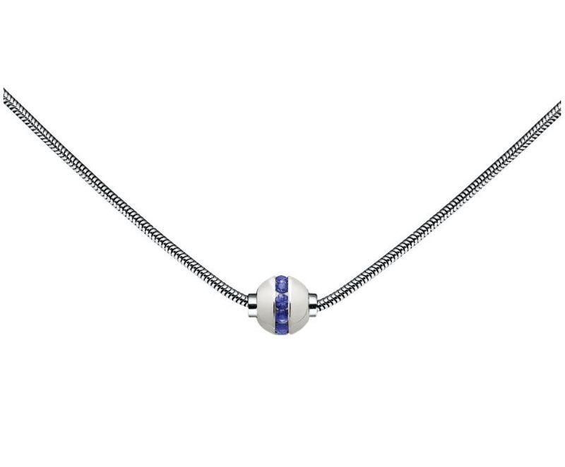 SS Cape Cod Sapphire-Ball Necklace