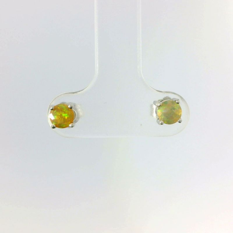 14KWG Ethiopian Opal Earrings