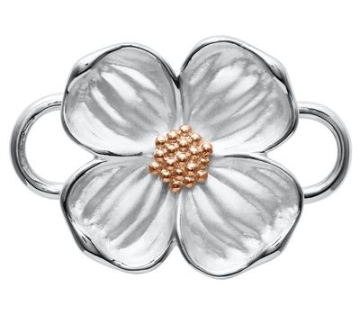 SS and Rose Gold Convertible Flower Clasp