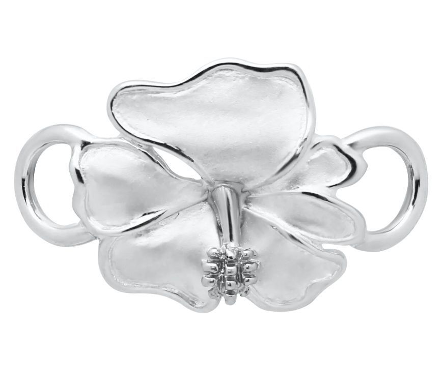 SS Convertible Hibiscus Clasp