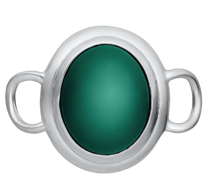 SS Convertible Sea of Green Oval Clasp