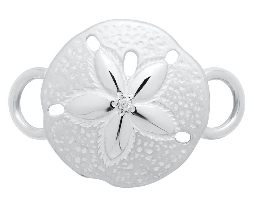 SS Convertible Diamond Sand Dollar Clasp