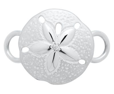 SS Convertible Diamond Sand Dollar Clasp
