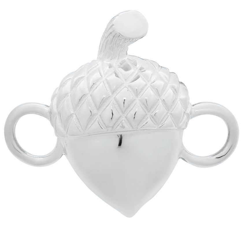 SS Convertible Acorn Clasp