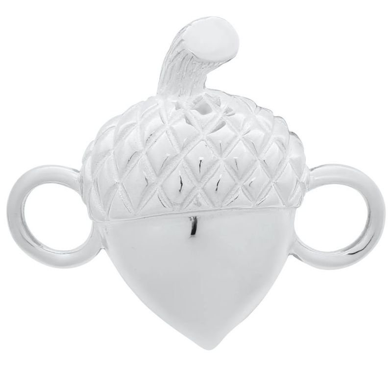 SS Convertible Acorn Clasp