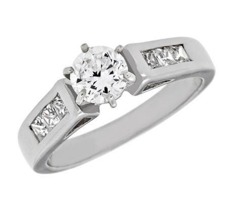 Channel-Set Diamond Engagement Mounting