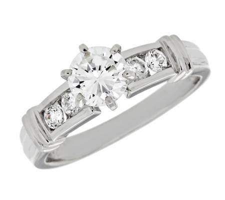 Channel-Set Diamond Engagement Mounting