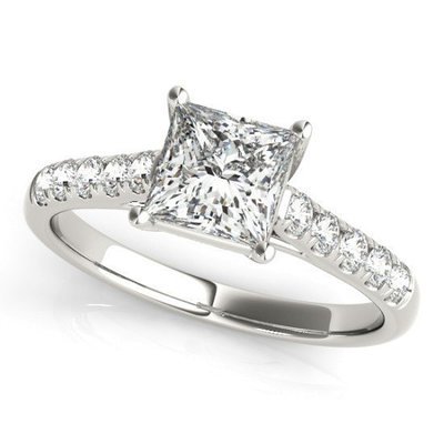 Prong-Set Diamond Engagement Mounting
