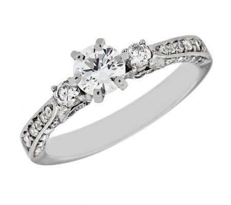 Victorian Diamond Engagement Mounting