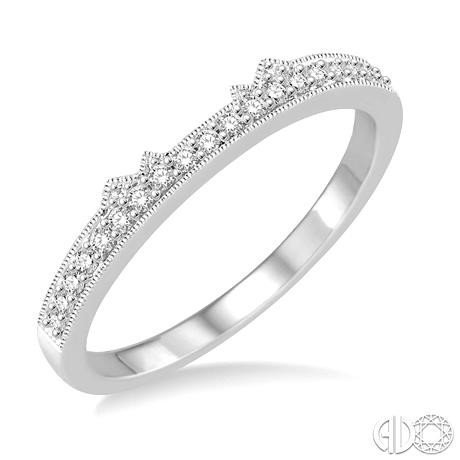 Victorian Diamond Wedding Band