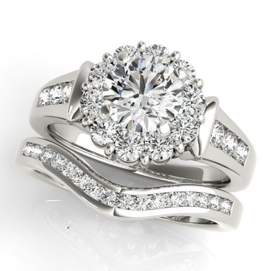 Curved Channel-Set Diamond Ring — Salvatore & Co.
