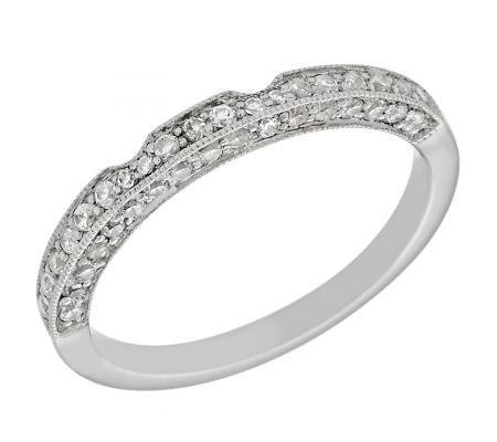 Victorian Pave-Style Diamond Wedding Band