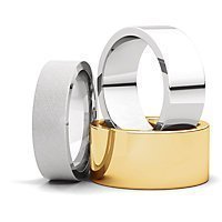Flat Wedding Band